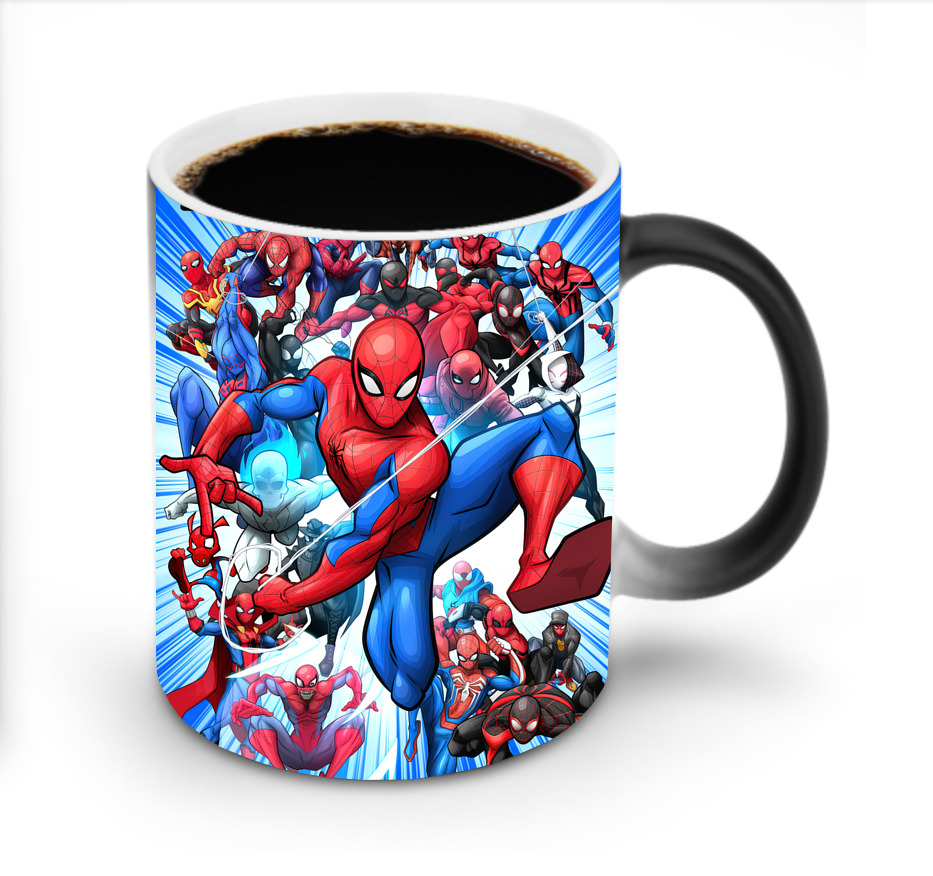 （画像用） Spider Man スパイダーマン 温度変色マグカップ