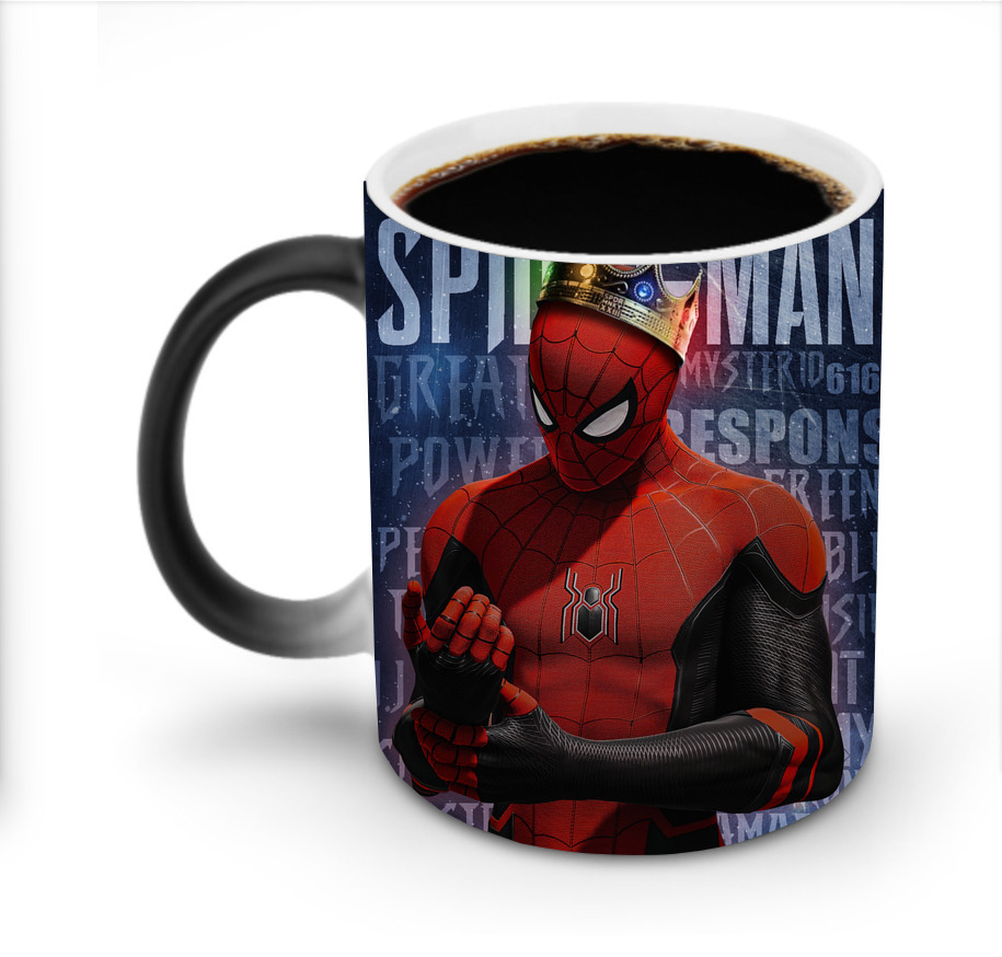 （画像用） Spider Man スパイダーマン 温度変色マグカップ