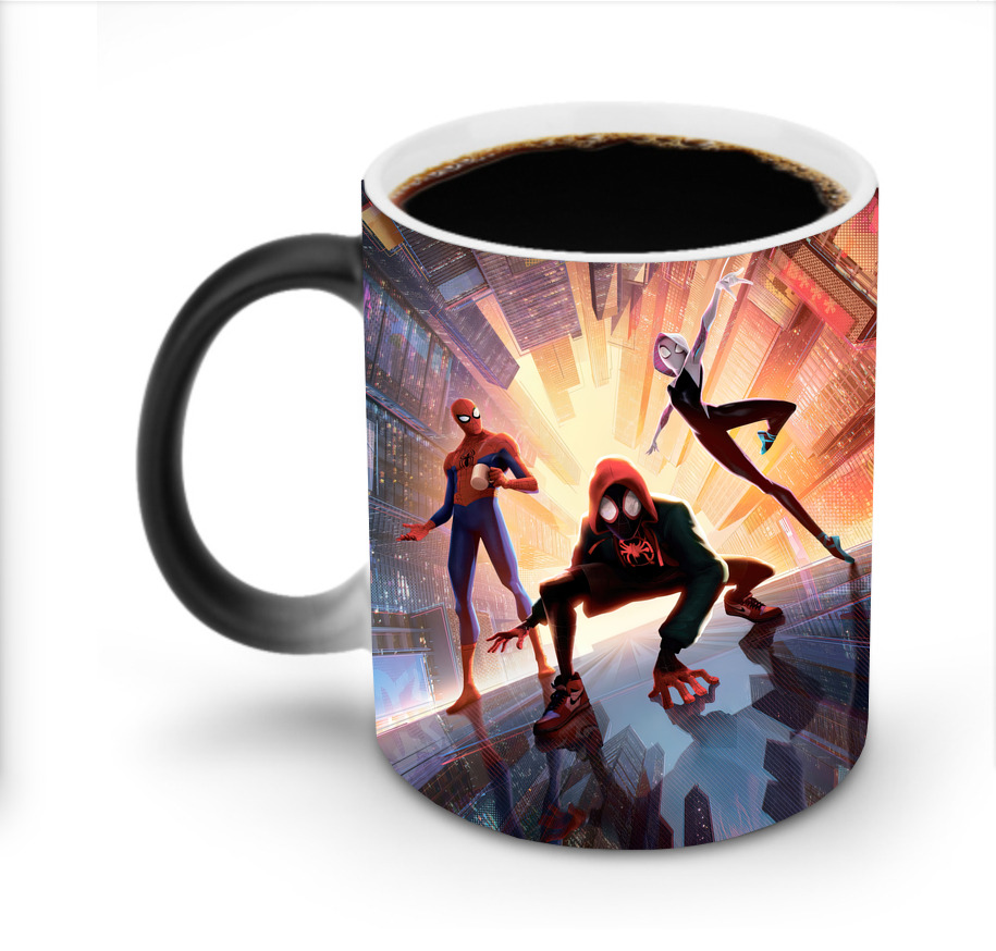 （画像用） Spider Man スパイダーマン 温度変色マグカップ