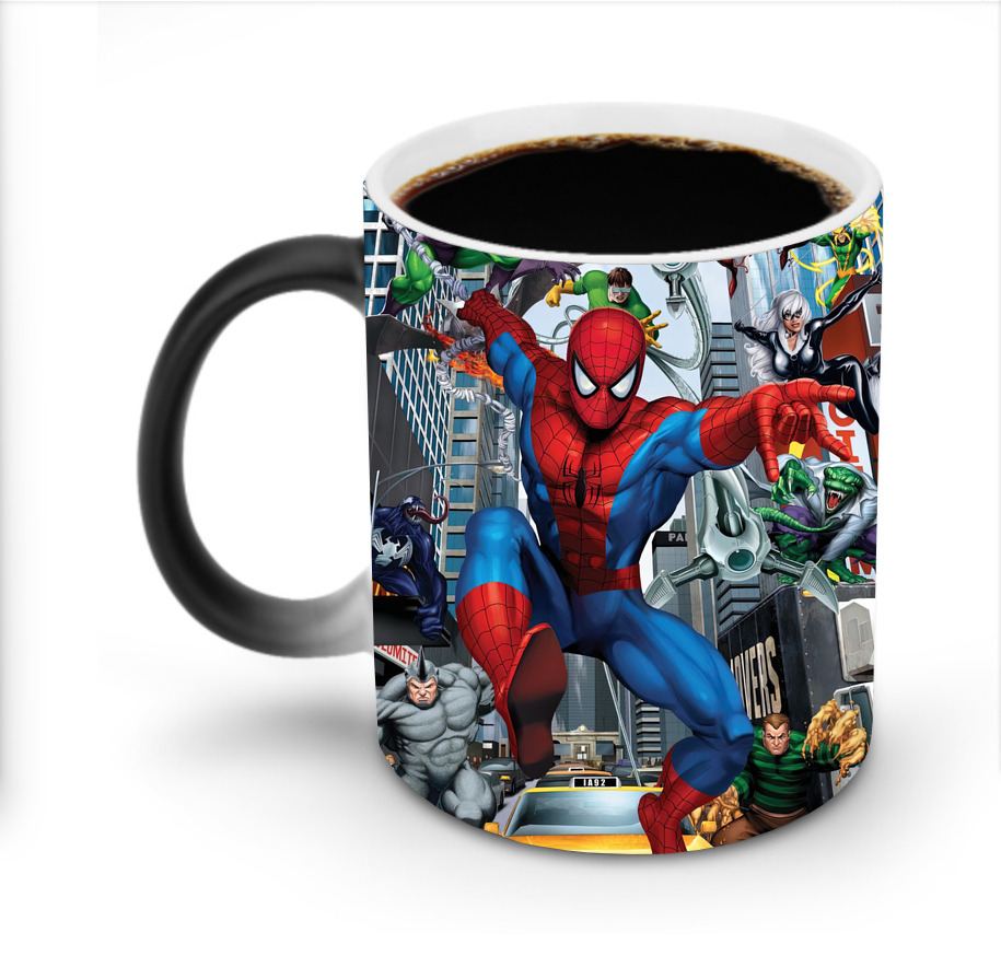 （画像用） Spider Man スパイダーマン 温度変色マグカップ