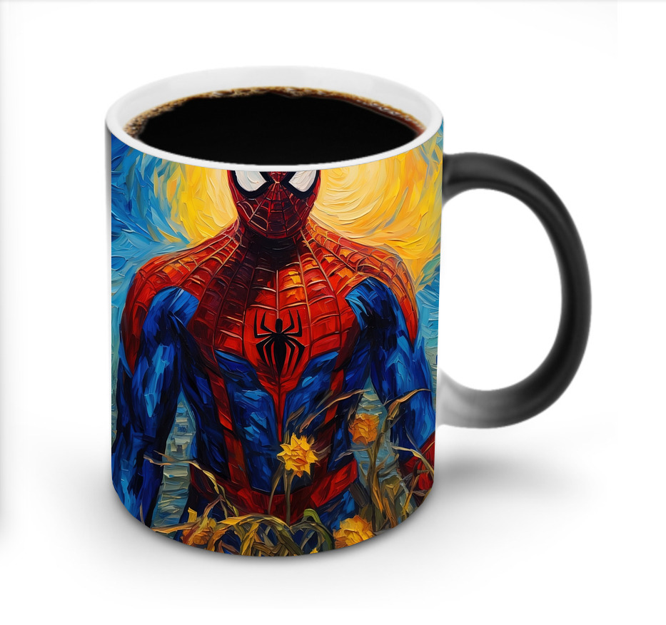 （画像用） Spider Man スパイダーマン 温度変色マグカップ