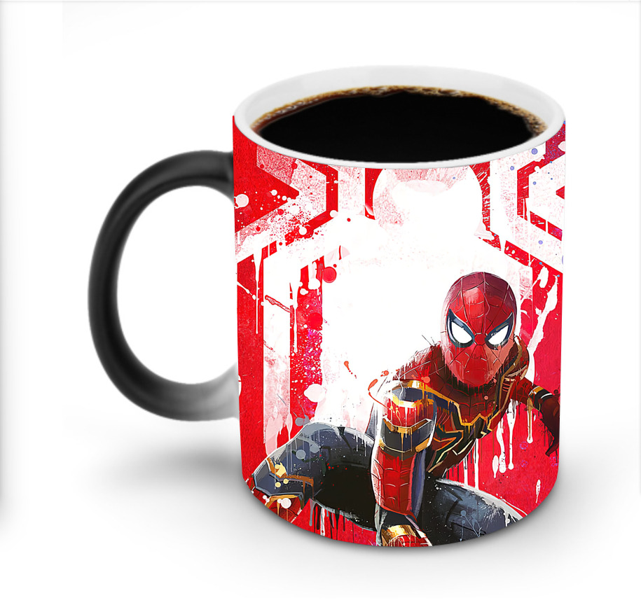 （画像用） Spider Man スパイダーマン 温度変色マグカップ