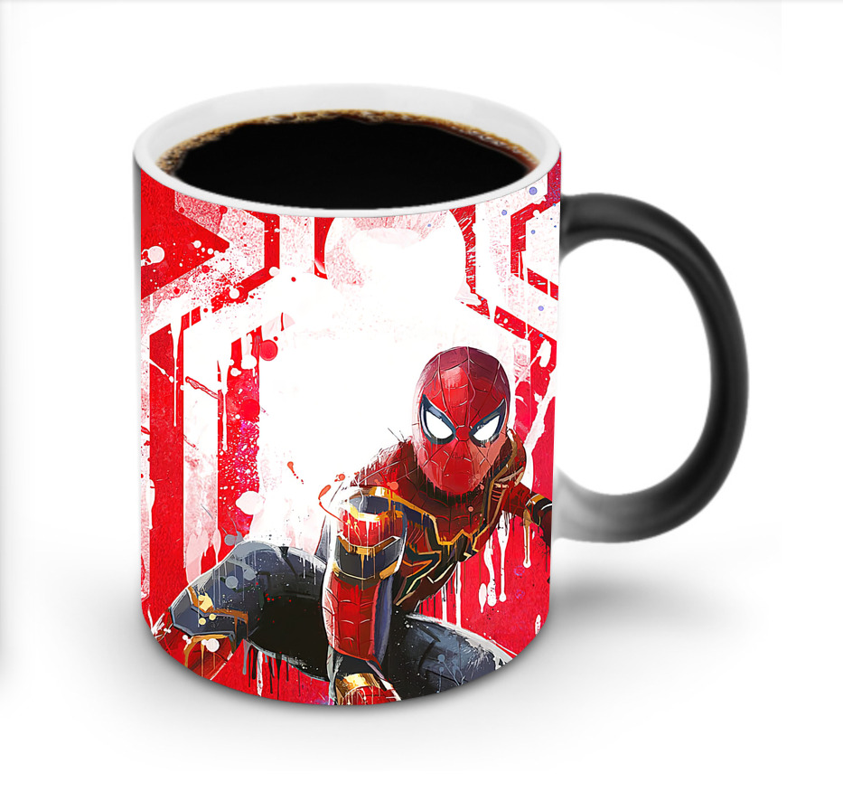 （画像用） Spider Man スパイダーマン 温度変色マグカップ
