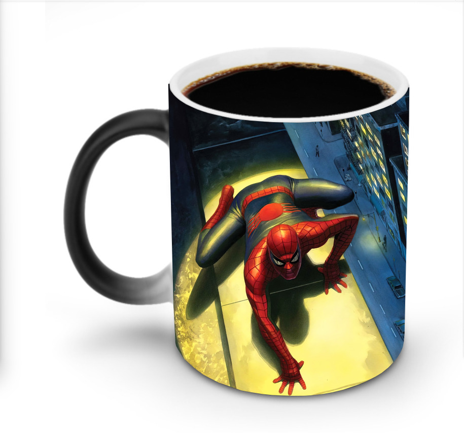 （画像用） Spider Man スパイダーマン 温度変色マグカップ