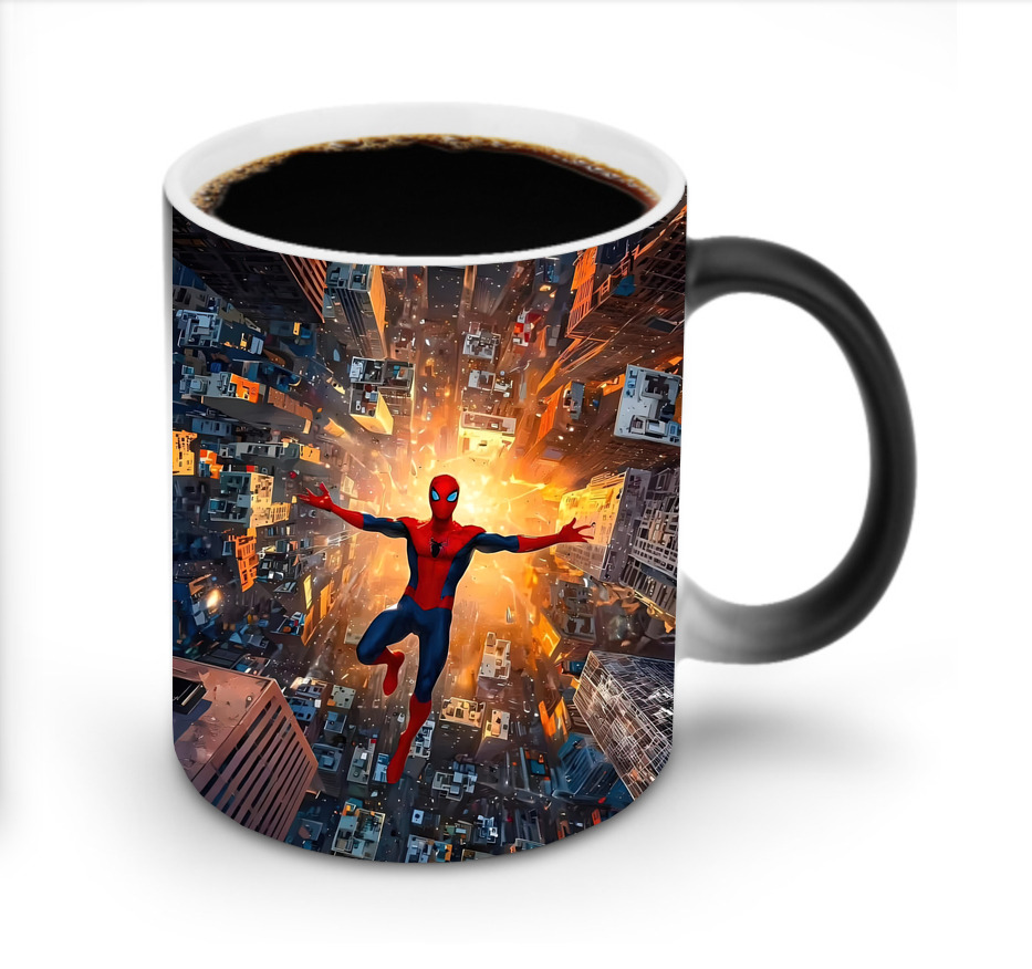 Spider Man スパイダーマン 温度変色マグカップ