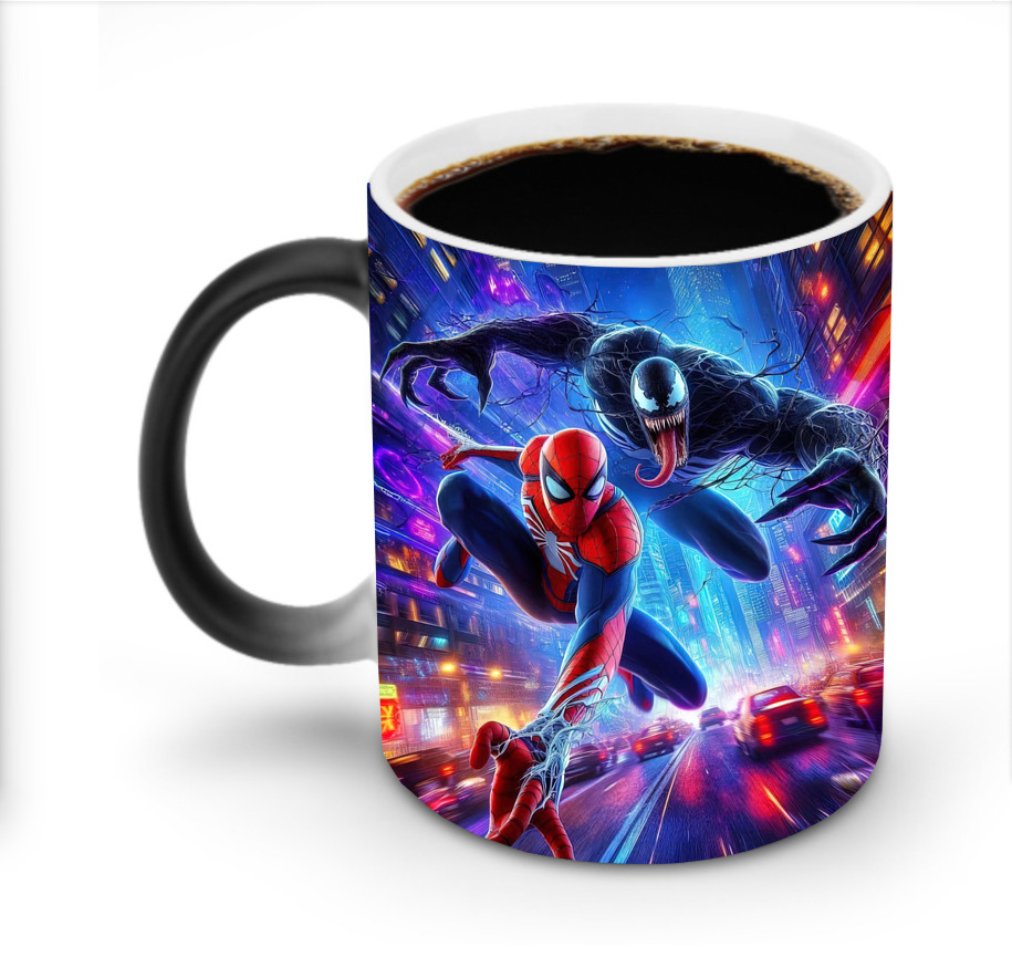Spider Man スパイダーマン 温度変色マグカップ