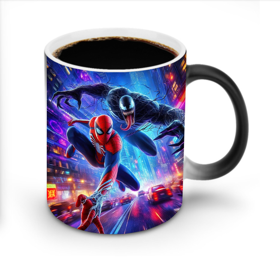 Spider Man スパイダーマン 温度変色マグカップ