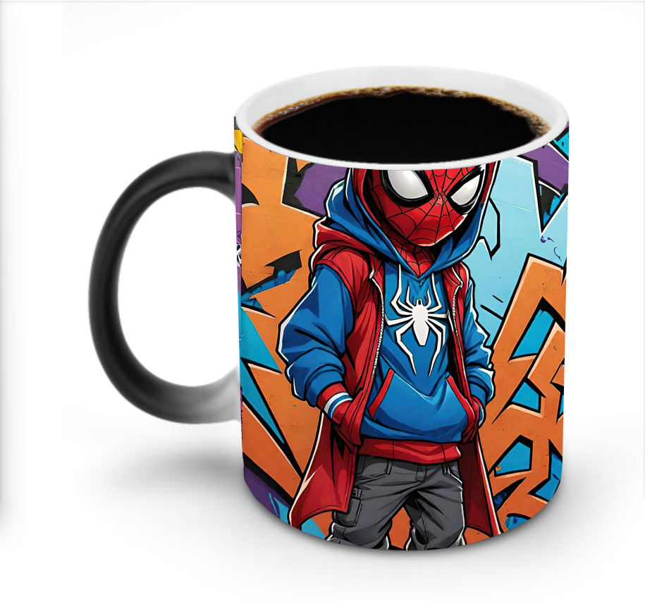 Spider Man スパイダーマン 温度変色マグカップ