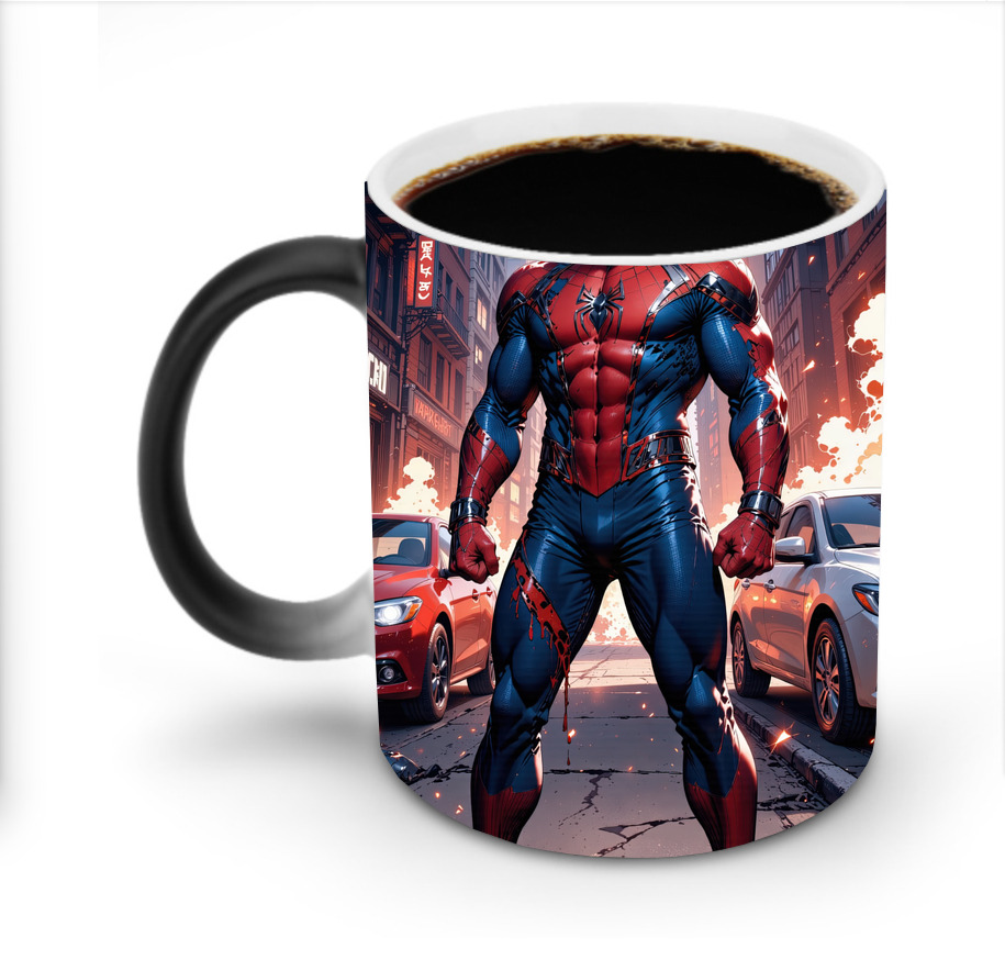 Spider Man スパイダーマン 温度変色マグカップ