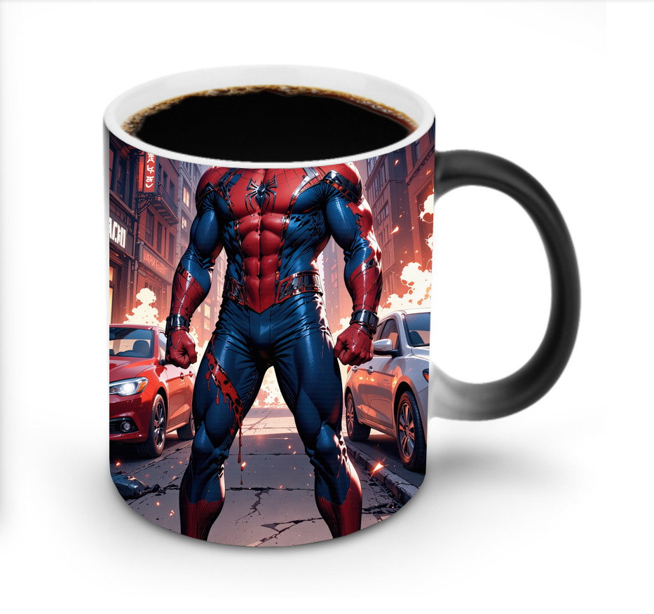 Spider Man スパイダーマン 温度変色マグカップ