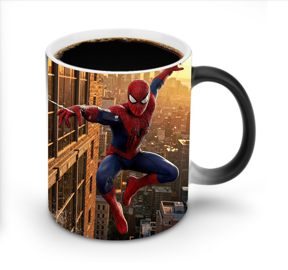 （画像用） Spider Man スパイダーマン 温度変色マグカップ