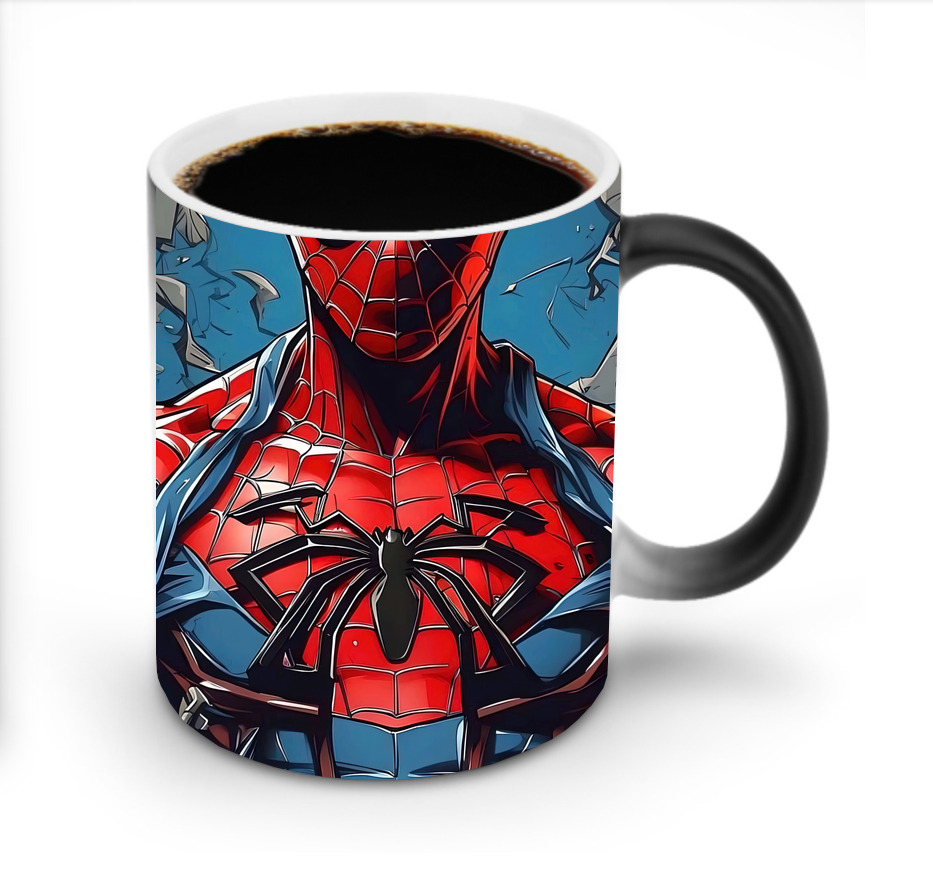 （画像用） Spider Man スパイダーマン 温度変色マグカップ
