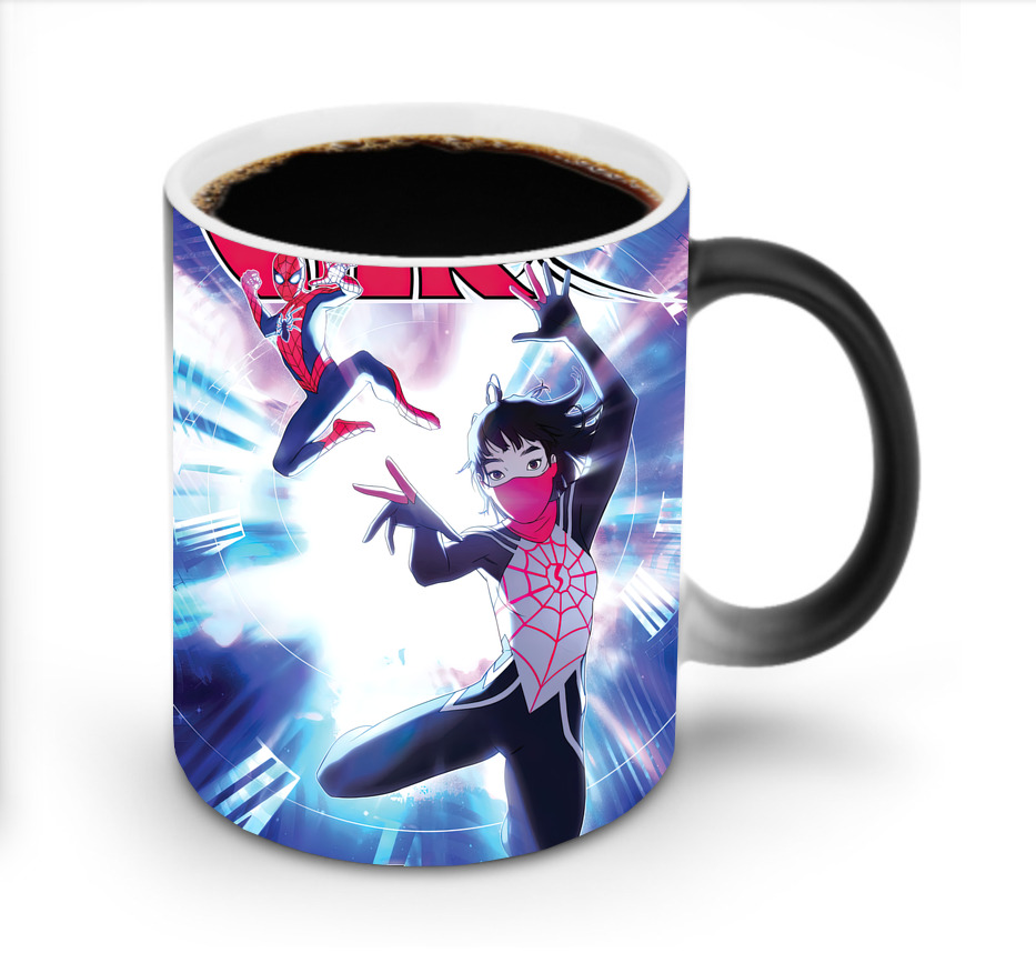 （画像用） Spider Man スパイダーマン 温度変色マグカップ