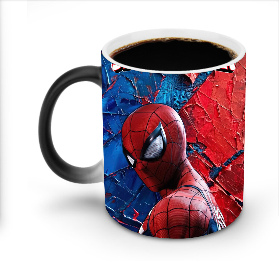 （画像用） Spider Man スパイダーマン 温度変色マグカップ