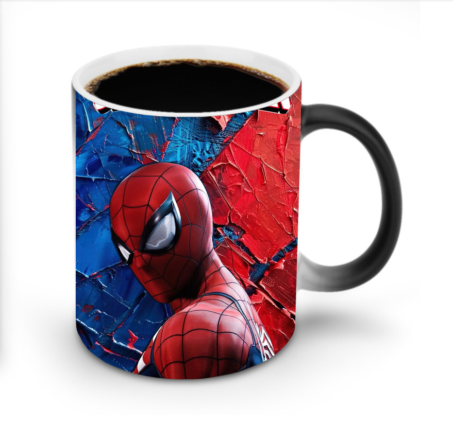 （画像用） Spider Man スパイダーマン 温度変色マグカップ