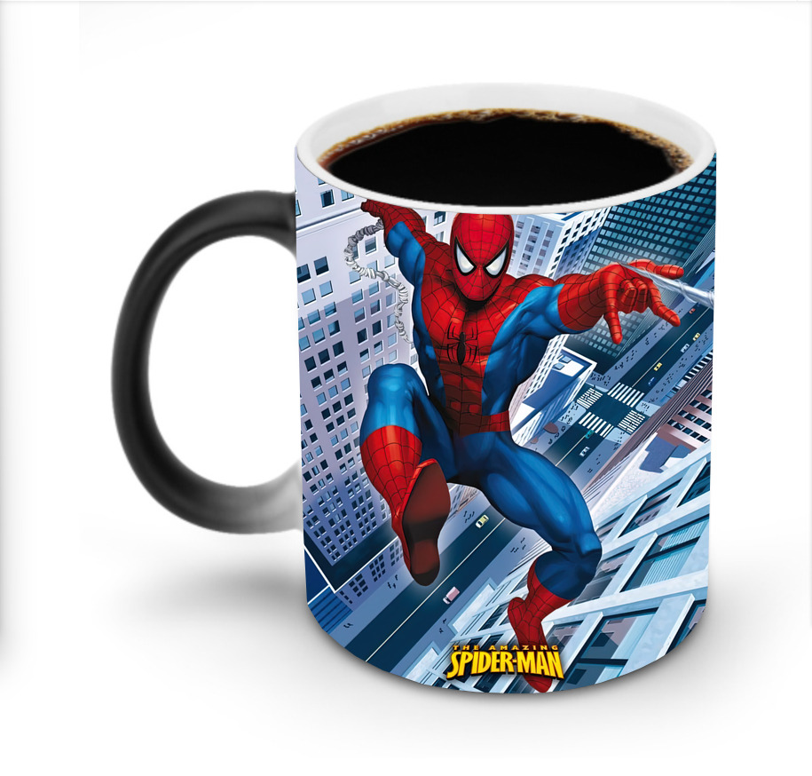 （画像用） Spider Man スパイダーマン 温度変色マグカップ