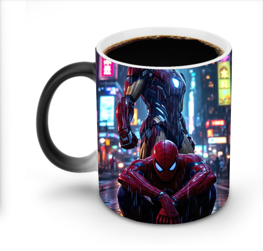 Spider Man スパイダーマン 温度変色マグカップ