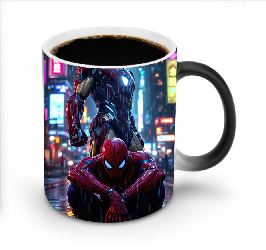 Spider Man スパイダーマン 温度変色マグカップ