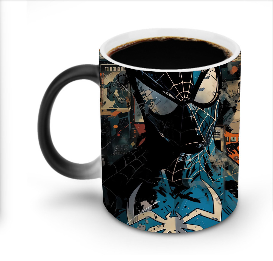 （画像用） Spider Man スパイダーマン 温度変色マグカップ