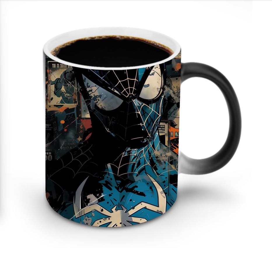 （画像用） Spider Man スパイダーマン 温度変色マグカップ