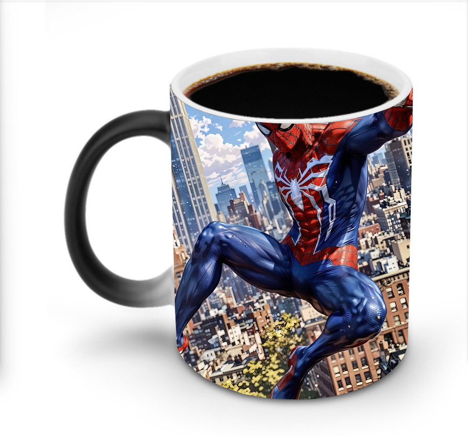 （画像用） Spider Man スパイダーマン 温度変色マグカップ
