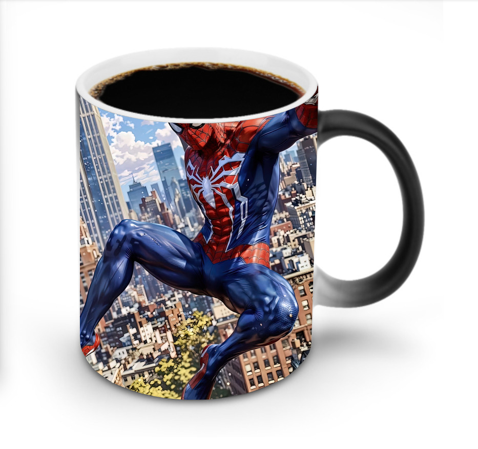 （画像用） Spider Man スパイダーマン 温度変色マグカップ