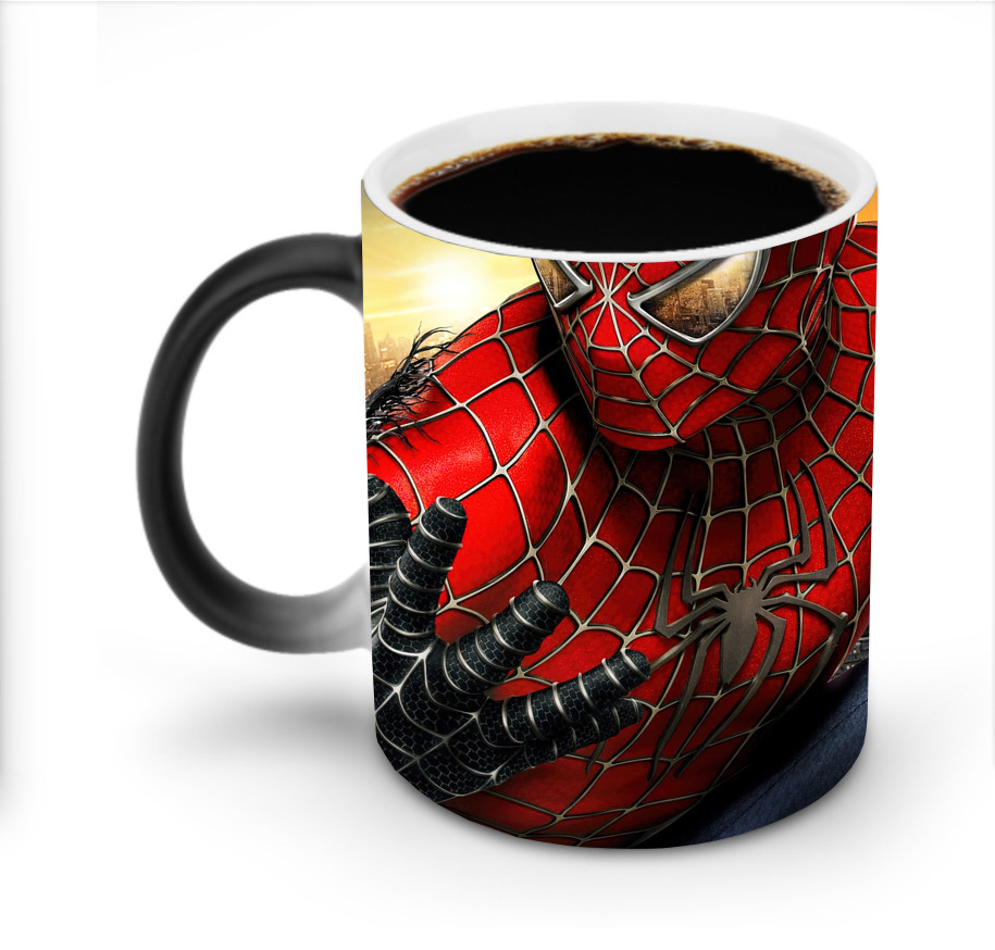 （画像用） Spider Man スパイダーマン 温度変色マグカップ