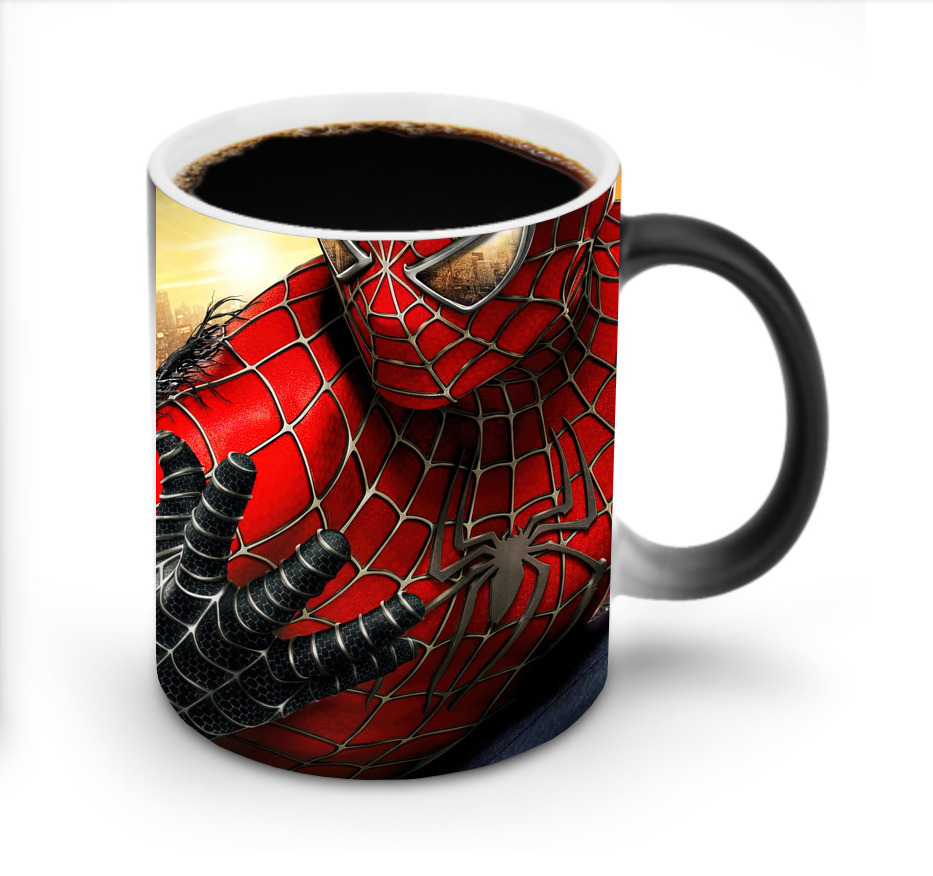 （画像用） Spider Man スパイダーマン 温度変色マグカップ