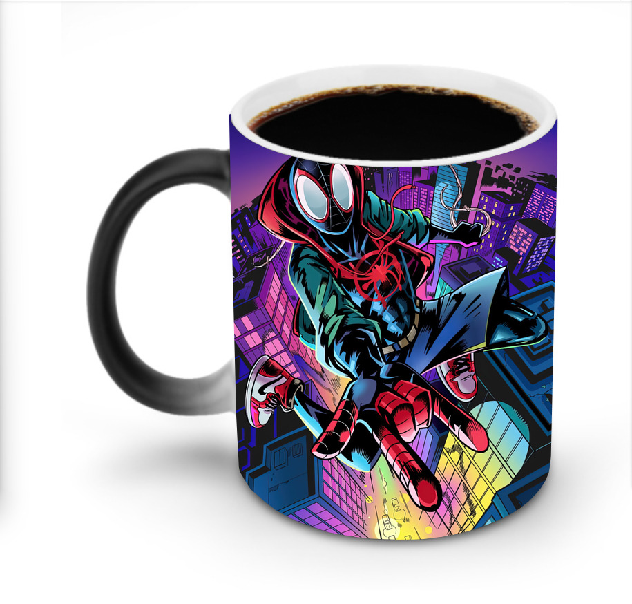 （画像用） Spider Man スパイダーマン 温度変色マグカップ