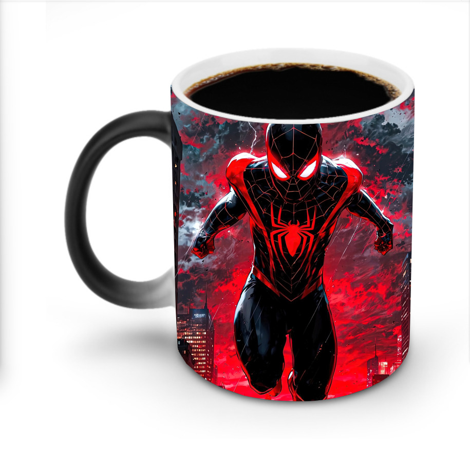 （画像用） Spider Man スパイダーマン 温度変色マグカップ