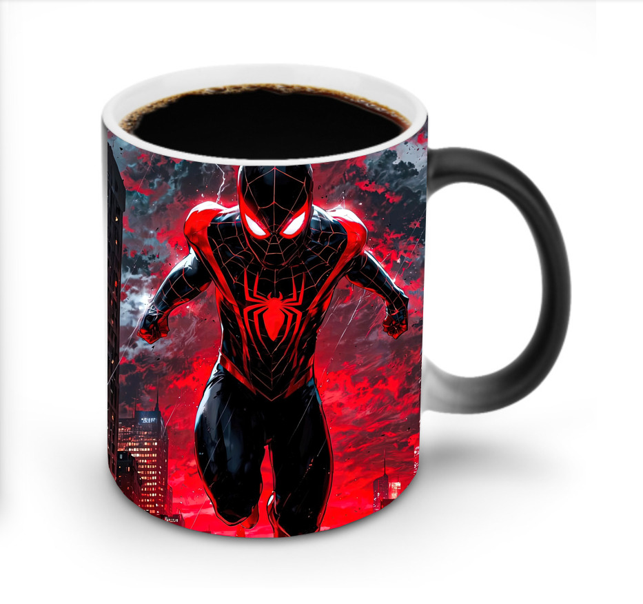 （画像用） Spider Man スパイダーマン 温度変色マグカップ