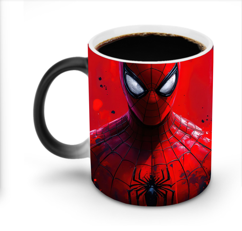 （画像用） Spider Man スパイダーマン 温度変色マグカップ