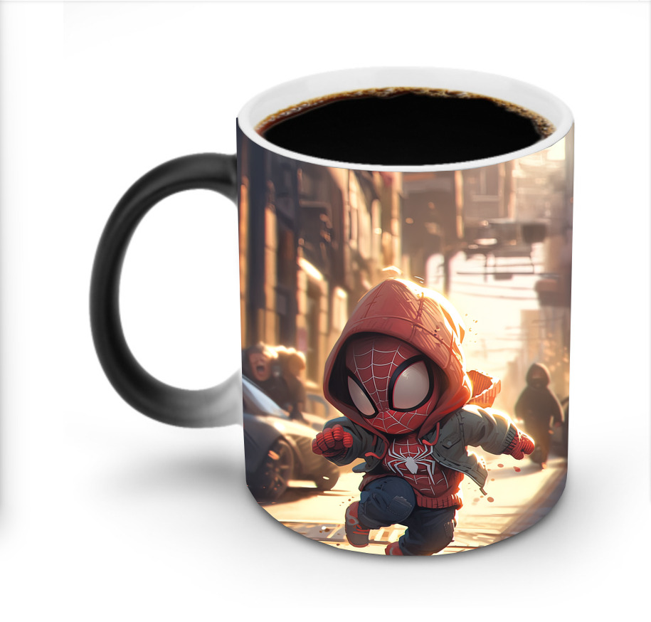 （画像用） Spider Man スパイダーマン 温度変色マグカップ