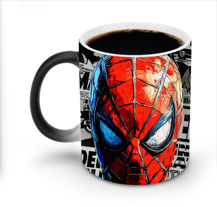 （画像用） Spider Man スパイダーマン 温度変色マグカップ