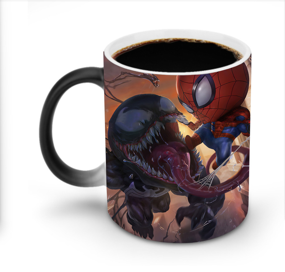 （画像用） Spider Man スパイダーマン 温度変色マグカップ