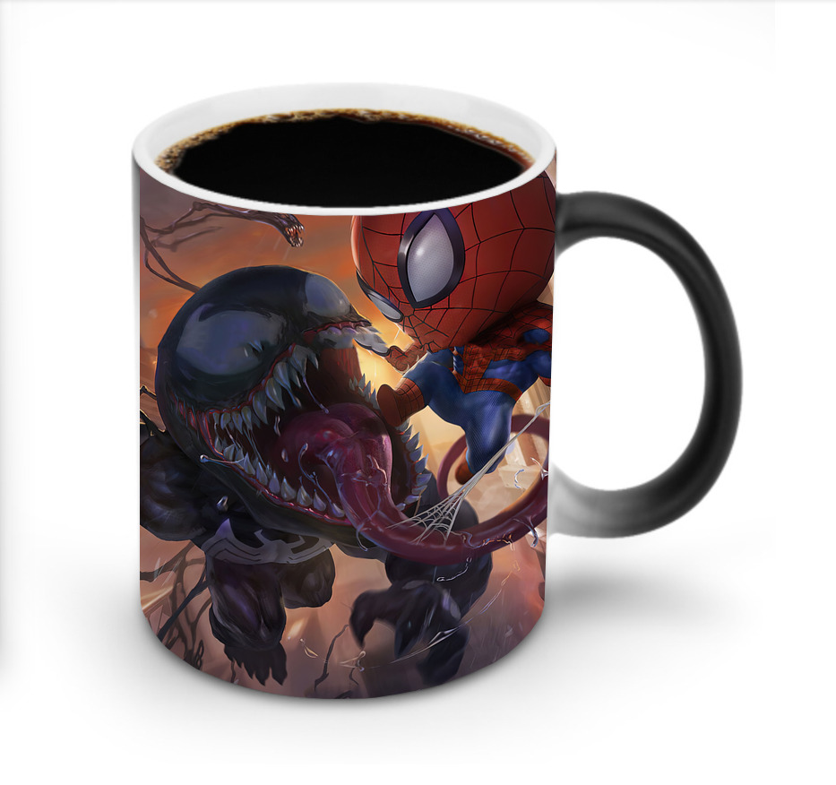 （画像用） Spider Man スパイダーマン 温度変色マグカップ