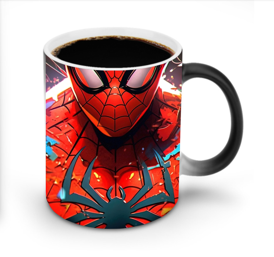 （画像用） Spider Man スパイダーマン 温度変色マグカップ