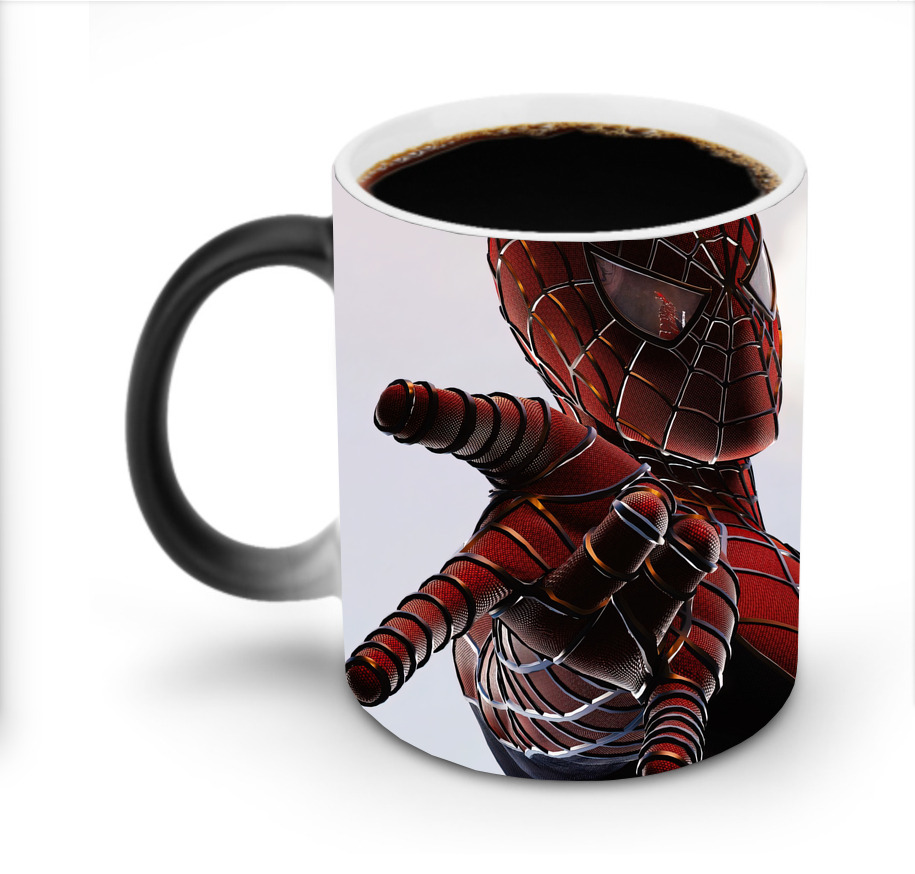 （画像用） Spider Man スパイダーマン 温度変色マグカップ