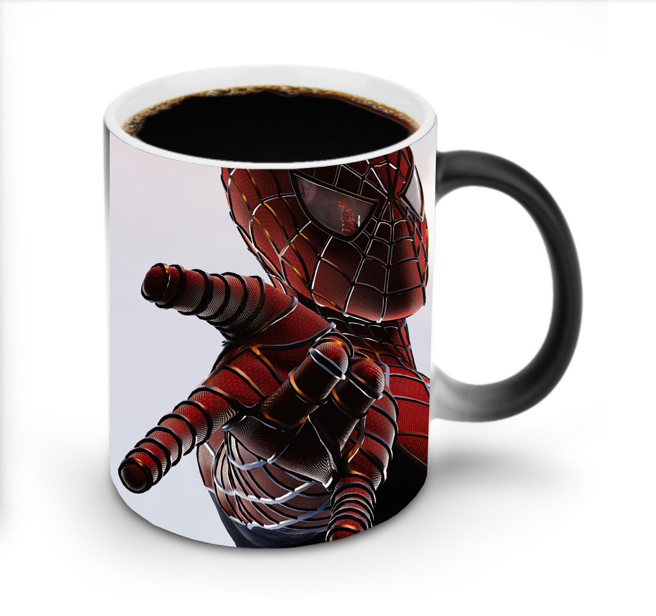 （画像用） Spider Man スパイダーマン 温度変色マグカップ