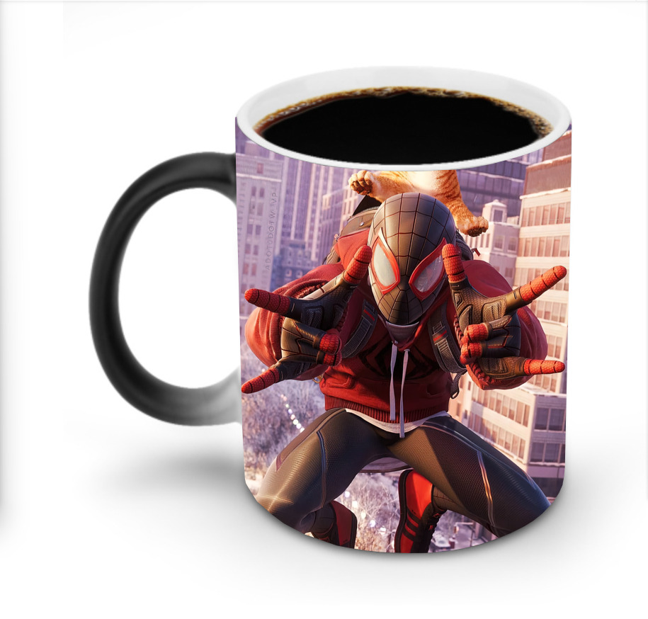（画像用） Spider Man スパイダーマン 温度変色マグカップ