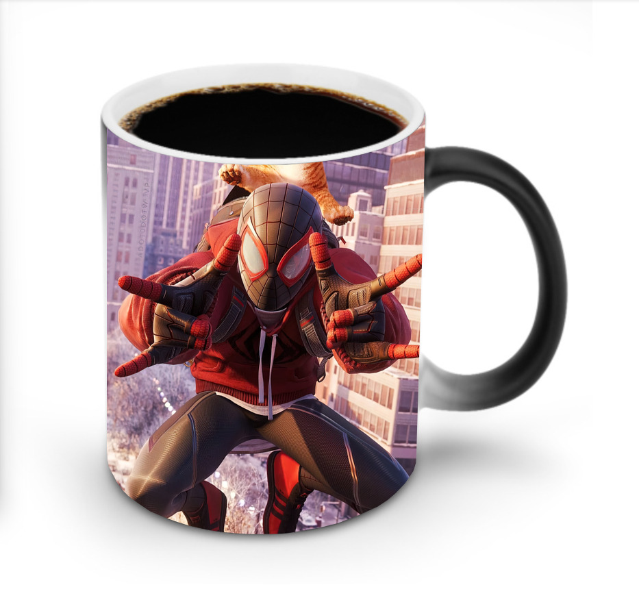 （画像用） Spider Man スパイダーマン 温度変色マグカップ