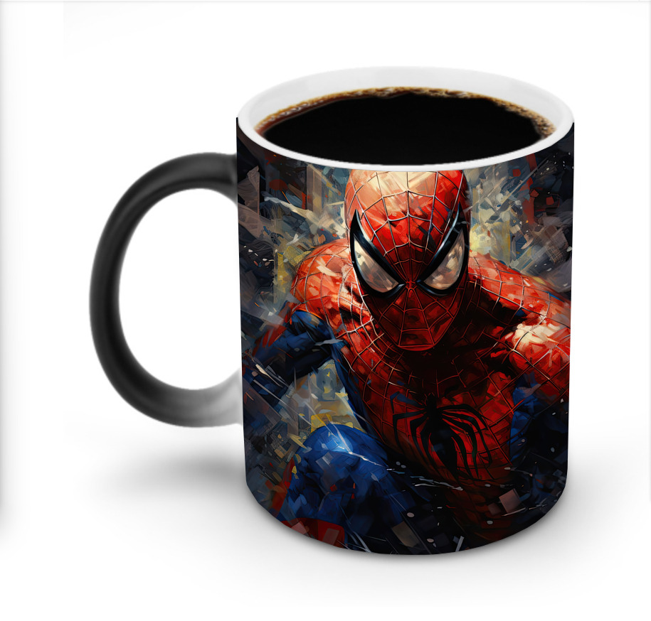 （画像用） Spider Man スパイダーマン 温度変色マグカップ