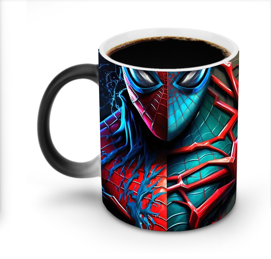 （画像用） Spider Man スパイダーマン 温度変色マグカップ