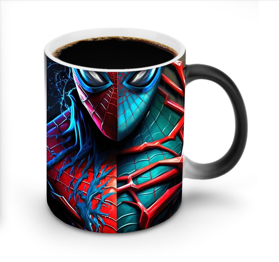 （画像用） Spider Man スパイダーマン 温度変色マグカップ