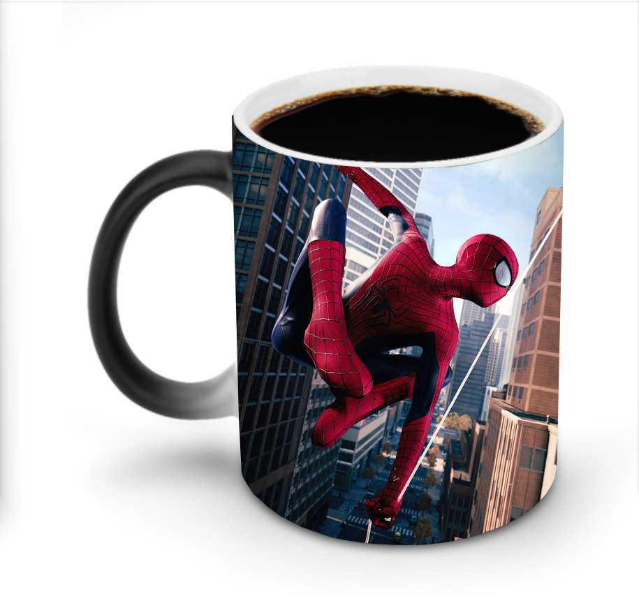 （画像用） Spider Man スパイダーマン 温度変色マグカップ