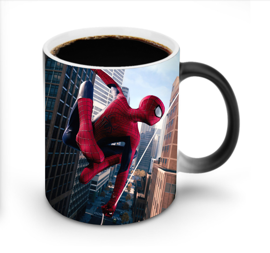 （画像用） Spider Man スパイダーマン 温度変色マグカップ