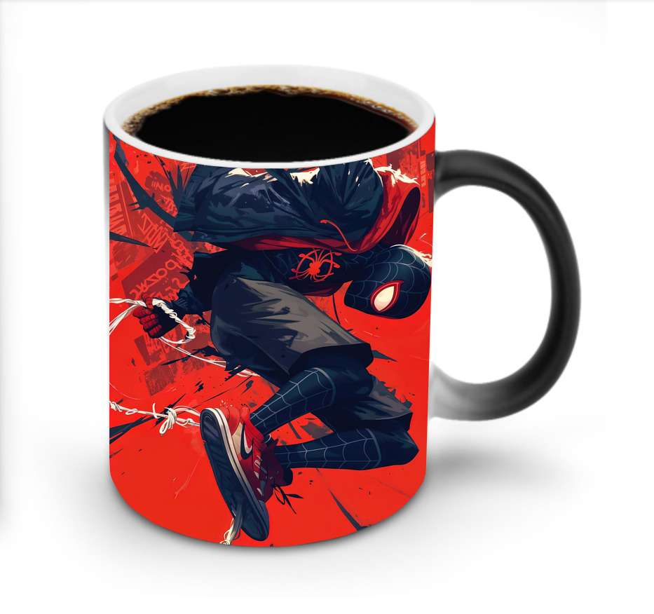 （画像用） Spider Man スパイダーマン 温度変色マグカップ