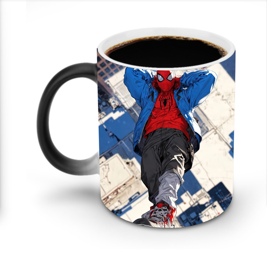 （画像用） Spider Man スパイダーマン 温度変色マグカップ