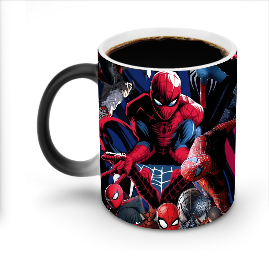 （画像用） Spider Man スパイダーマン 温度変色マグカップ