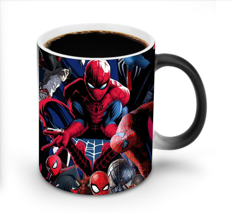 （画像用） Spider Man スパイダーマン 温度変色マグカップ